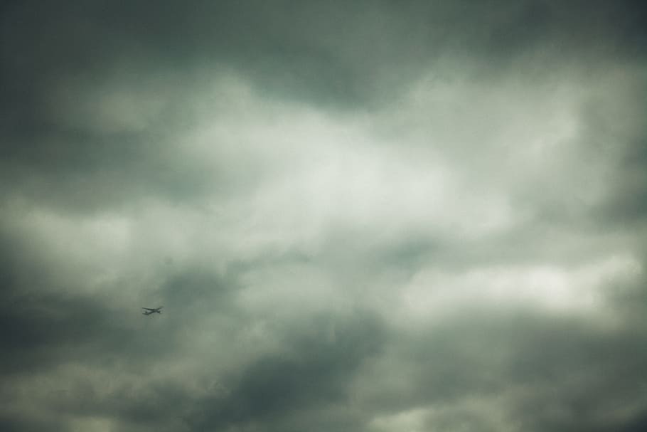 clouds, cloudy, sky, storm, grey, airplane, travel, trip, cloud - sky HD wallpaper
