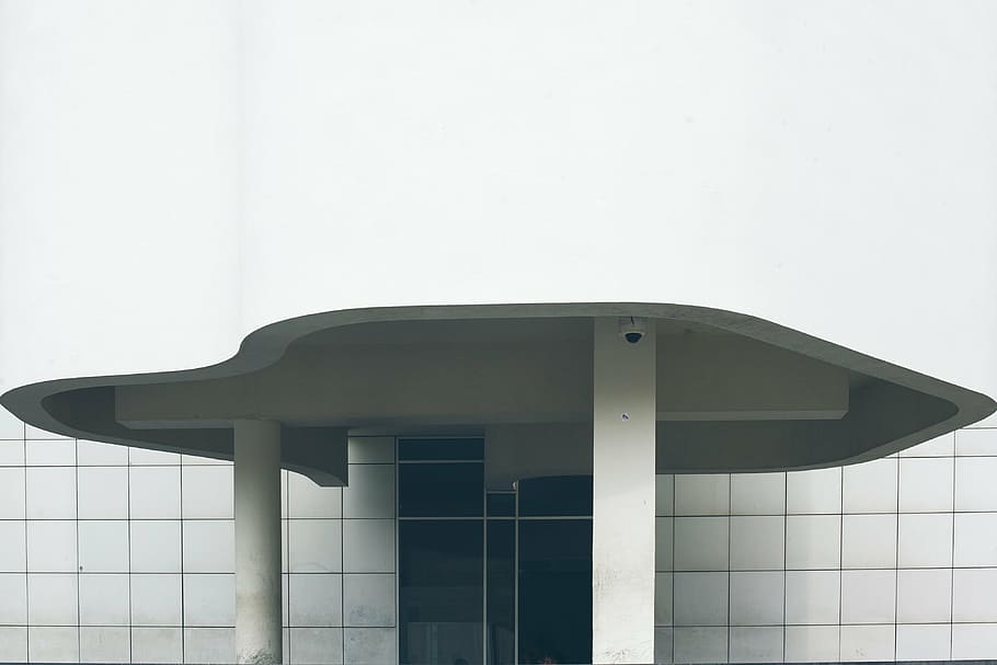 white concrete wall, architecture, building, infrastructure HD wallpaper