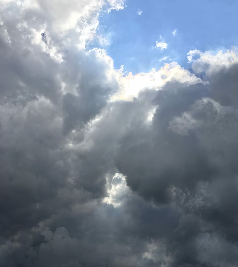 Sky, clouds, cloudy sky, grey clouds, stormy, weather, cloud - sky HD wallpaper
