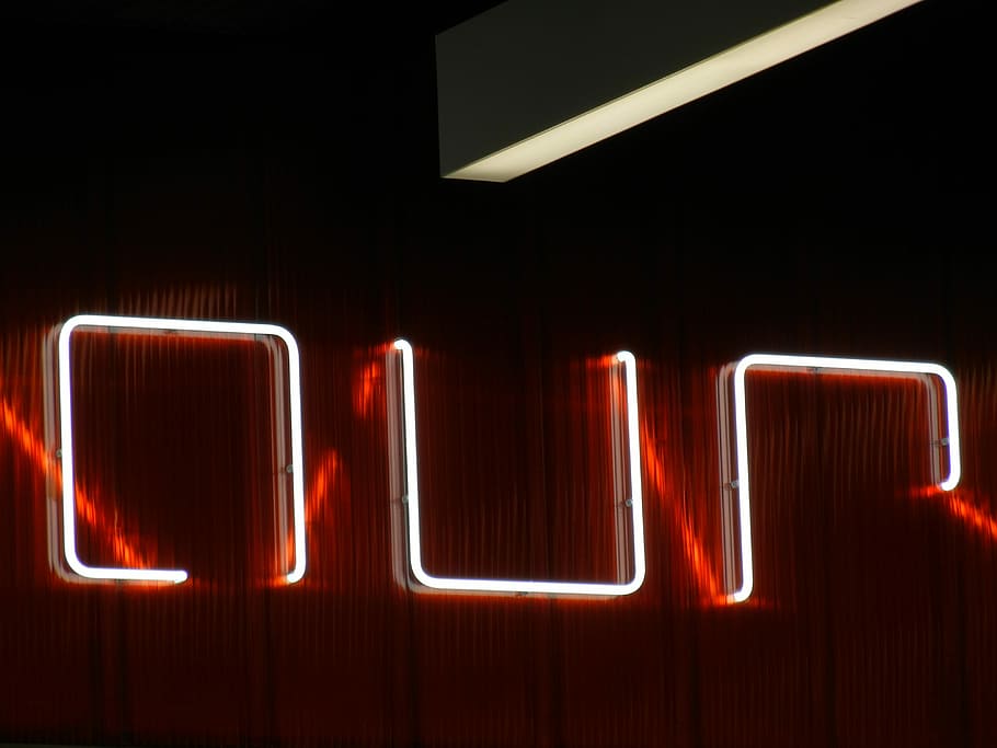 Neon Light, Advertisement, our, signage, red, illuminated, glowing HD wallpaper