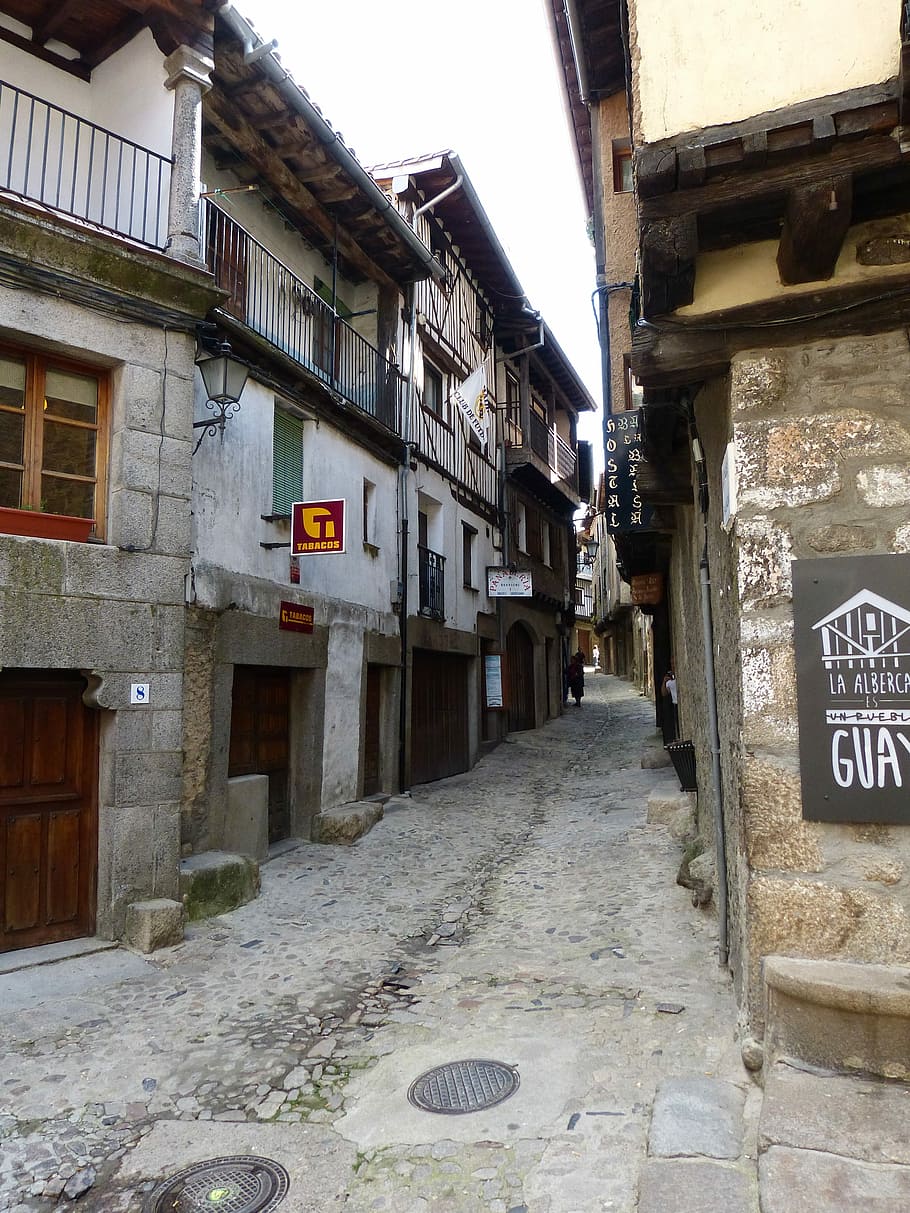 Street, Old, Construction, Architecture, facade, urban, old building HD wallpaper