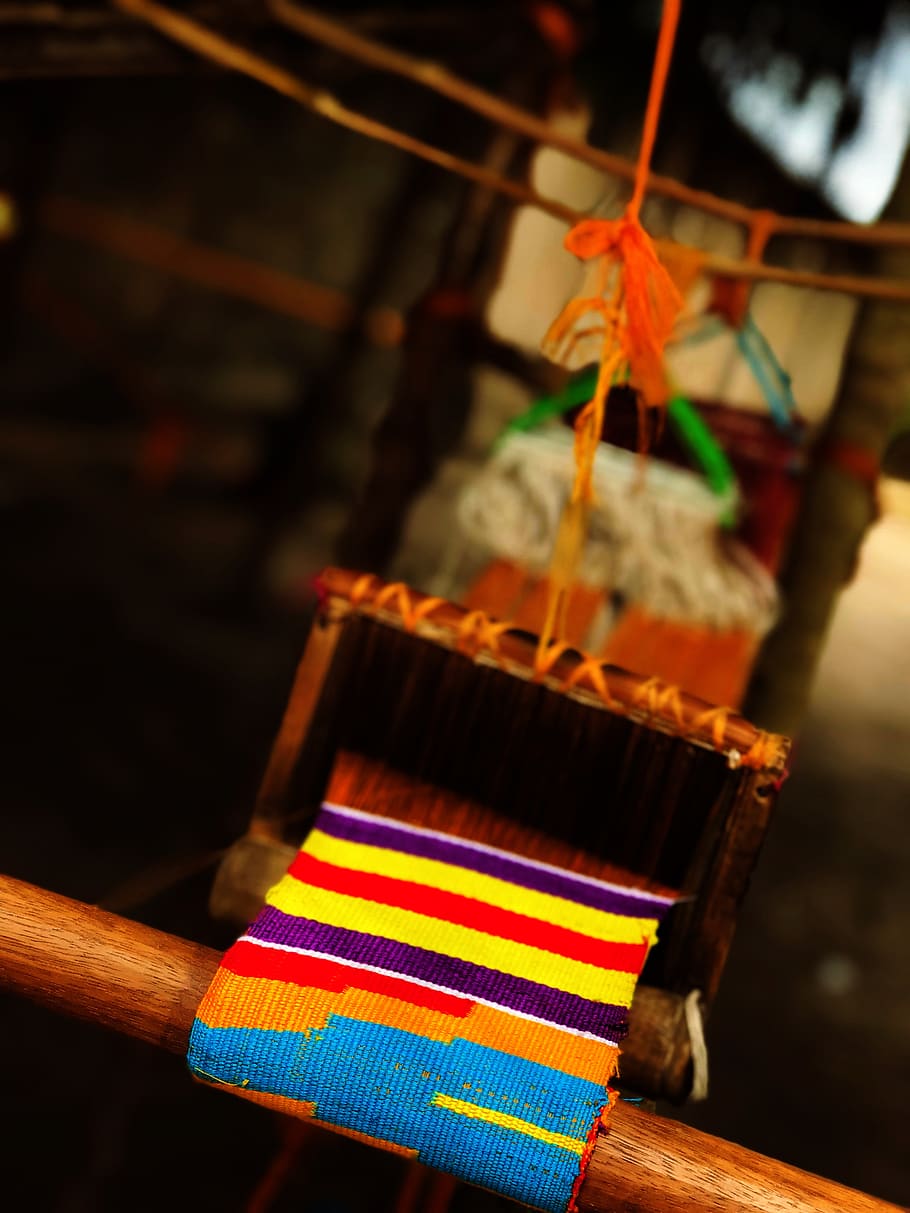 kente, loom, tradition, volta, ghana, weaving, textile, woven