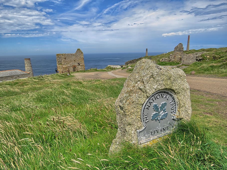 count poldark, mine, the ruins of the, factory, cornwall, mine copper and tin, HD wallpaper