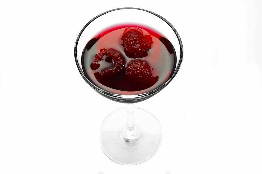 liqueur, cocktail, brandy, alcohol, juice, raspberries, drink, HD wallpaper