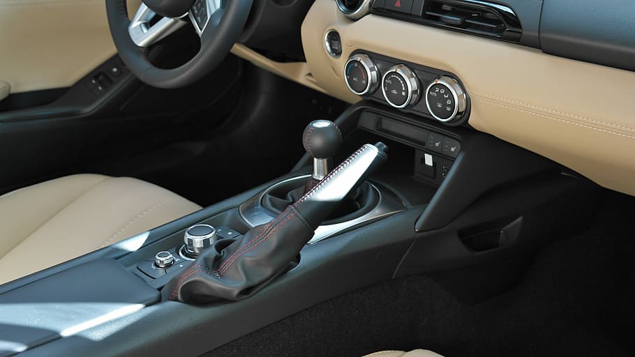 empty gray and black vehicle interior, auto, transport system HD wallpaper