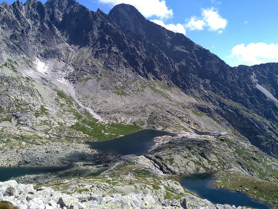 Mountains, View, Top, Tatry, Nature, top view, rest, rocks HD wallpaper