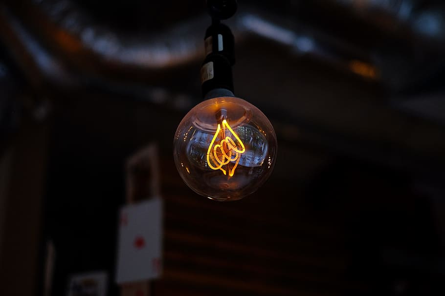 black, brass, bright, brown, bulb, chord, classical, dark, edison HD wallpaper