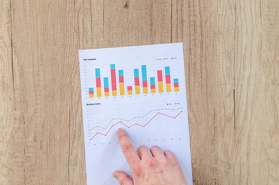 hand, desk, table, document, chart, data, finger, graph, information, HD wallpaper