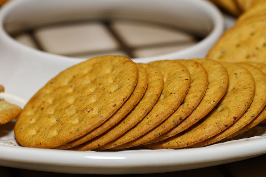 Crackers, Breakfast, Teatime, Snack, food, healthy, nutrition HD wallpaper