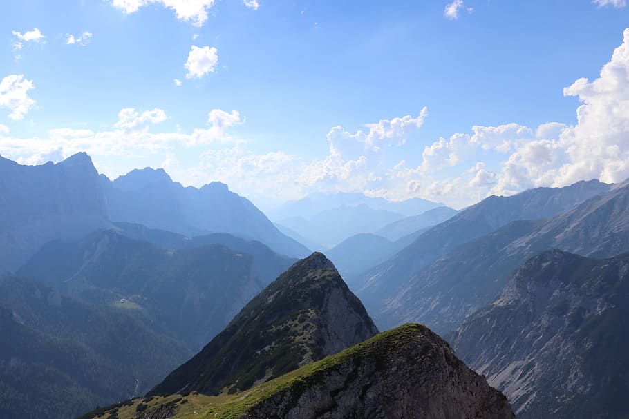sunntiger, alpine, hike, mountain, sky, cloud - sky, mountain range HD wallpaper