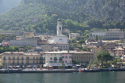 limone, garda, italy, building exterior, architecture, built structure HD wallpaper