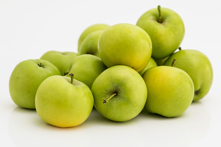 bunch of green apples, fruit, healthy, fresh, diet, nutrition HD wallpaper