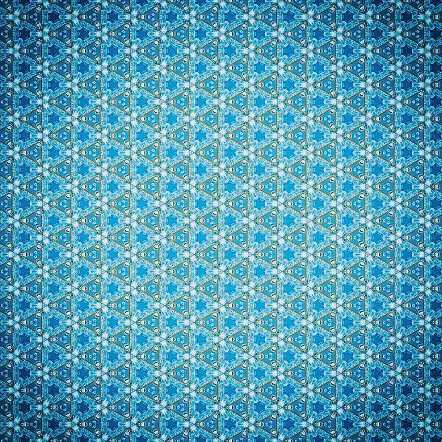 blue and yellow floral illustration, texture, background, pattern HD wallpaper