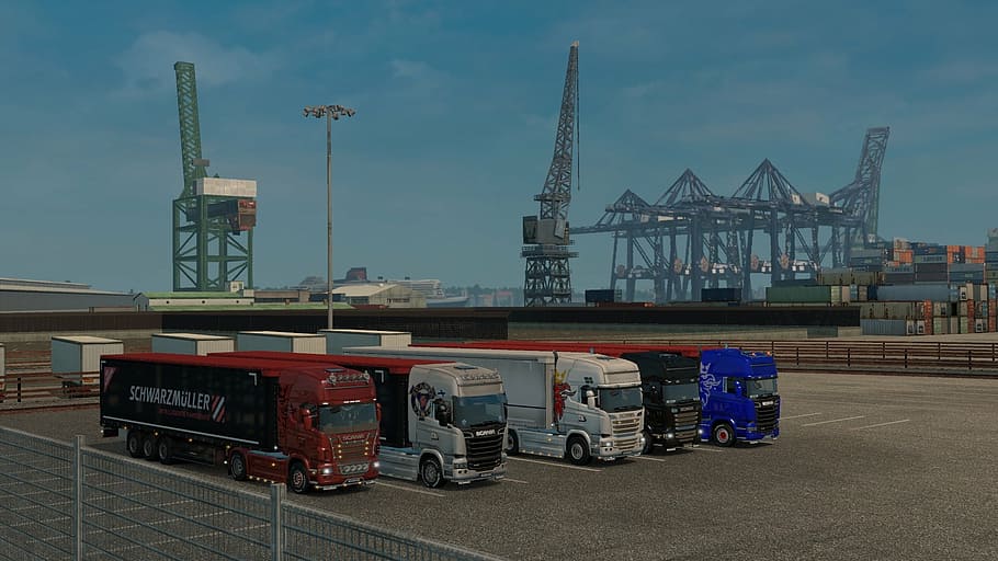 daf, ets, heavy cargo, transportation, architecture, mode of transportation HD wallpaper
