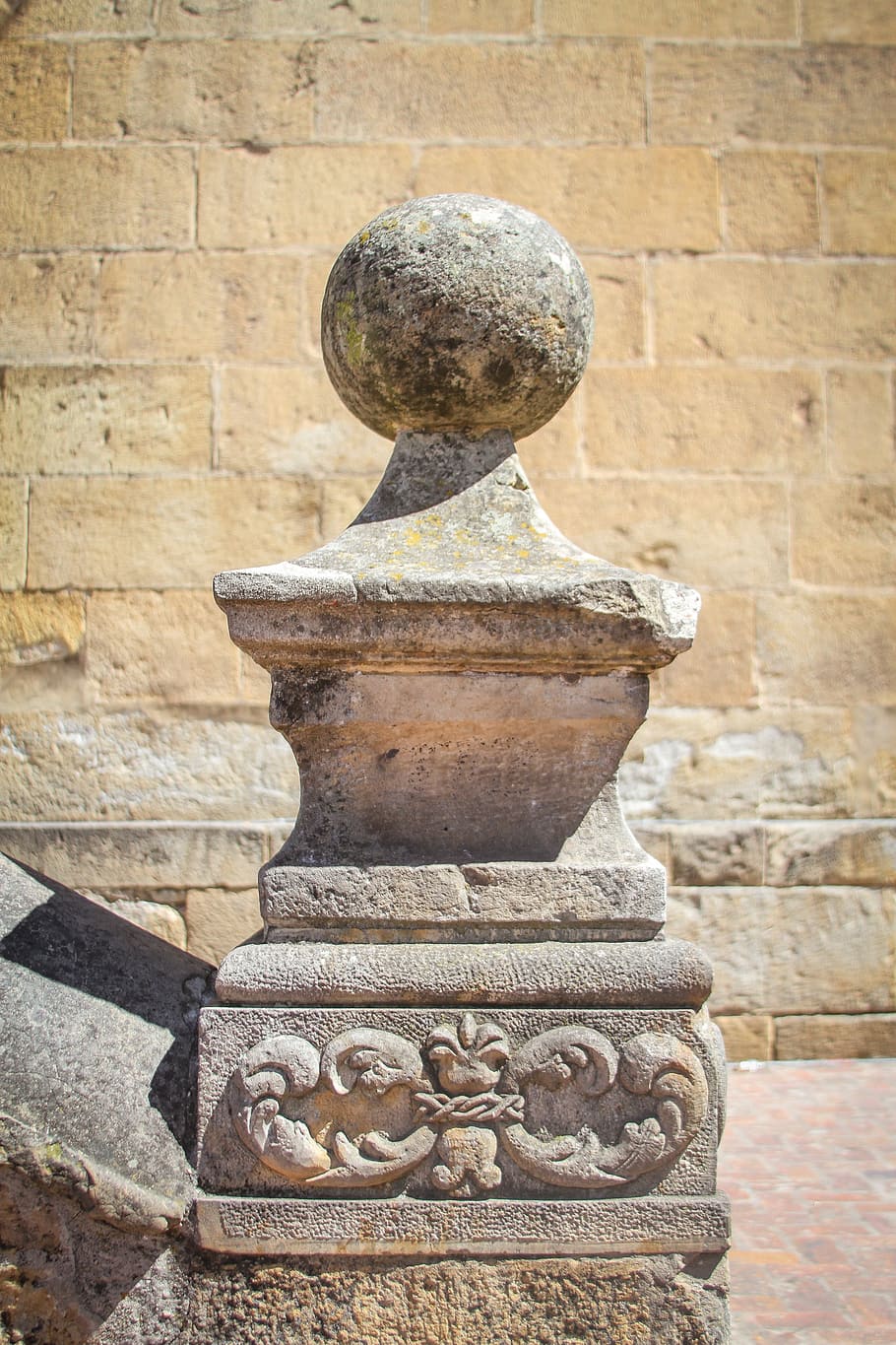 column, stone, old, church, facade, architecture, art, temple HD wallpaper