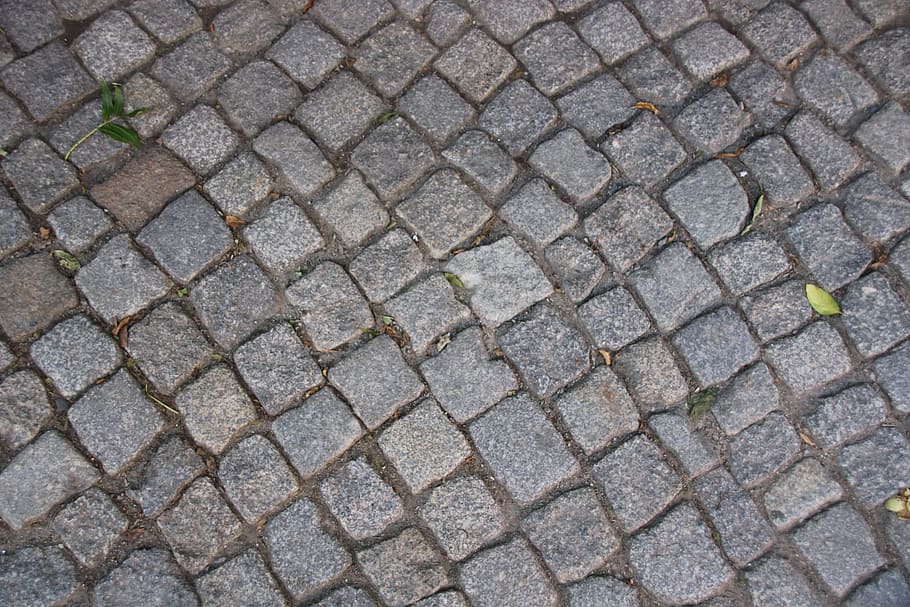 patch, stones, sidewalk, away, road, pattern, structure, cobblestones HD wallpaper