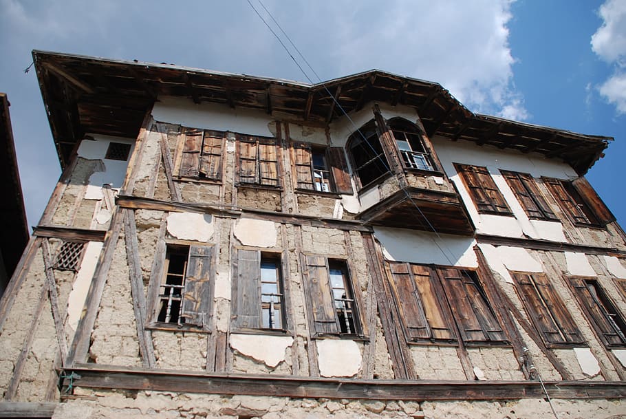 house, old, historical, architecture, sky, built structure HD wallpaper