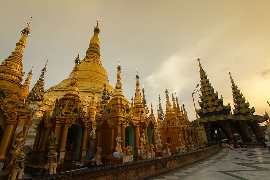 myanmar, yangon, shwedagon pagoda, yangon-myanmar, religion, HD wallpaper
