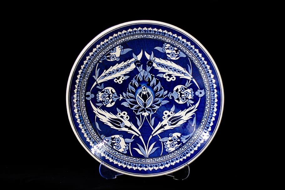 Tile, Handicrafts, Plate, increased, ceramic, turkey, atalay melahat glow HD wallpaper