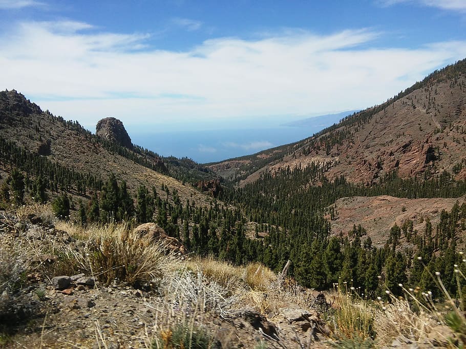 Tenerife, Teide, Volcano, Nature, landscape, sky, mountain, HD wallpaper