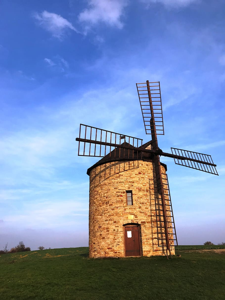 mill, windmill, scoop, whiffle, renewable energy, sky, alternative energy HD wallpaper