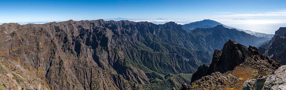 rock solid, la palma, canary islands, the national park caldera, HD wallpaper