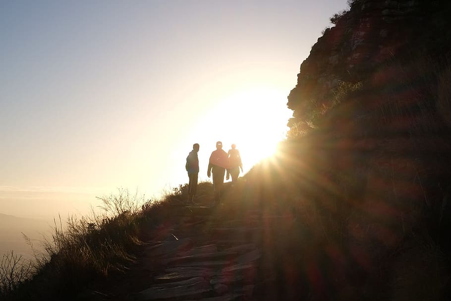 Morning Hike Lion'S Head, Sunrise Hikers, cape town hikers, outdoors, HD wallpaper