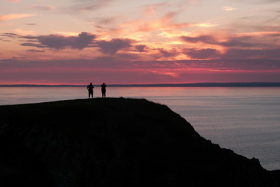 People, Sunset, Red, Sky, Person, lifestyle, summer, happy HD wallpaper