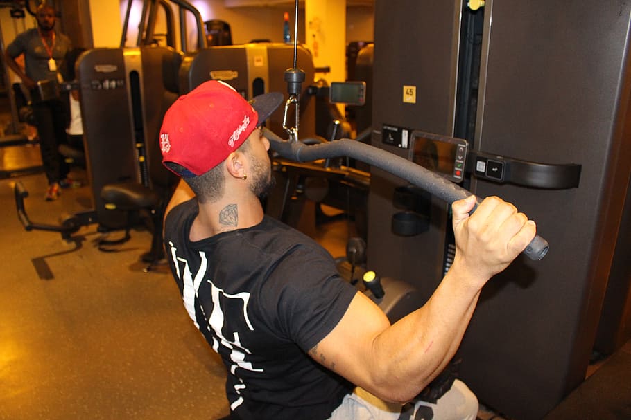 bodybuilding, academy, exercise, kid, man, training, working HD wallpaper