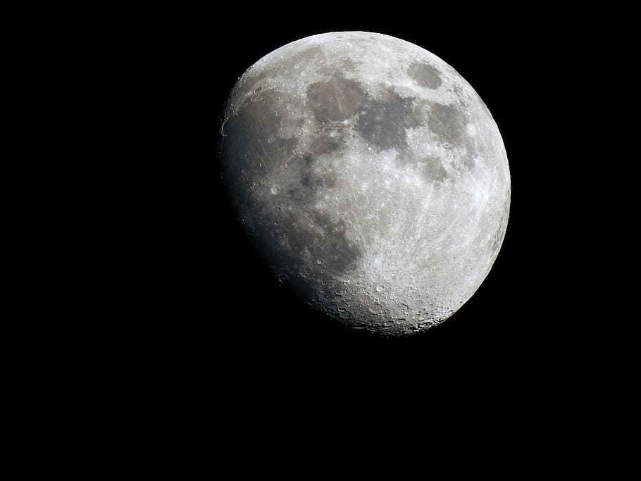 moon poster, space, sky, night, astronomy, moon Surface, full Moon HD wallpaper