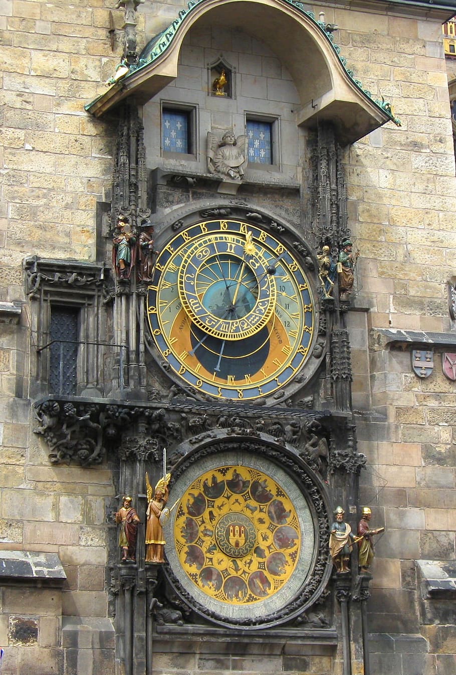 clock, prague, antiquities, hours, architecture, astronomical Clock - Prague, HD wallpaper