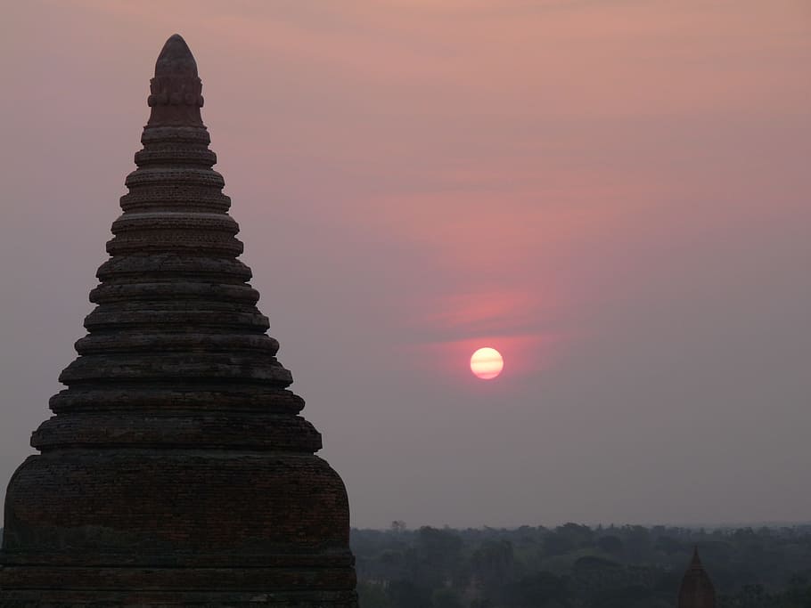 Temple, Myanmar, Burma, Bagan, Buddhism, travel, sunshine, burmese HD wallpaper