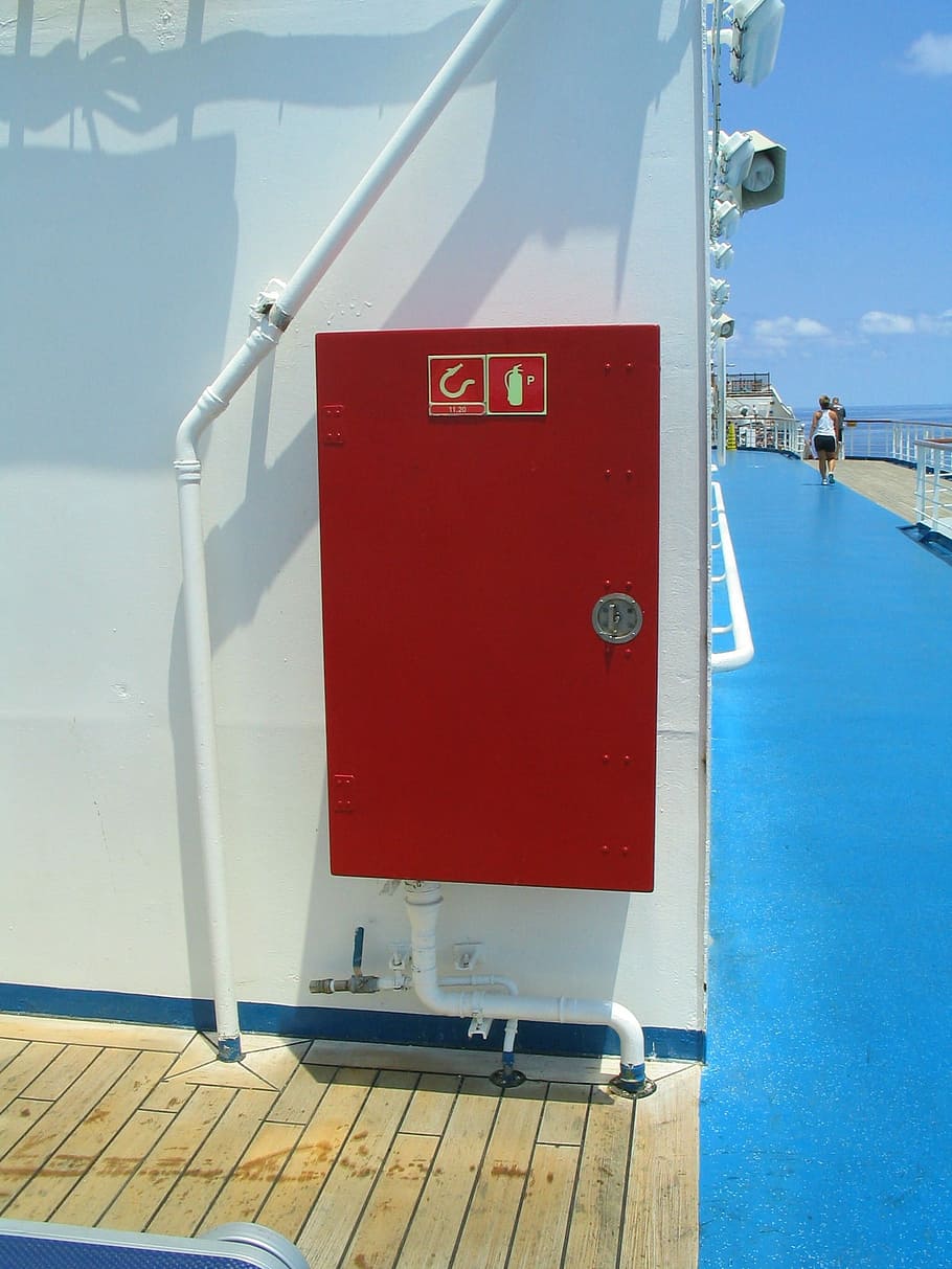Cruise, Nautical, red, nautical vessel, day, outdoors, sea HD wallpaper
