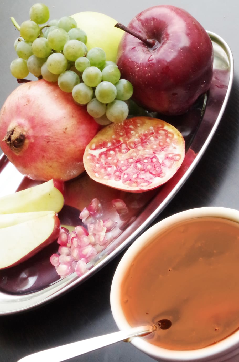new year, the israeli, apple, pomegranate, honey, the feast of the, HD wallpaper