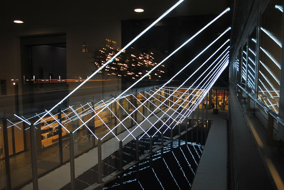 light, installation, art, architecture, christian herdeg, art most construction HD wallpaper