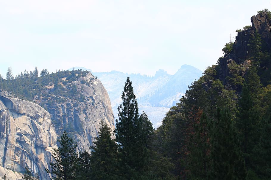 yosemite, half, dome, mountain, mountains, national park, usa HD wallpaper