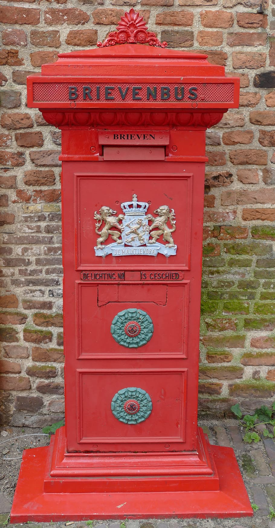 mailbox, letter, old, classic, antique, vintage, red, correspondence HD wallpaper