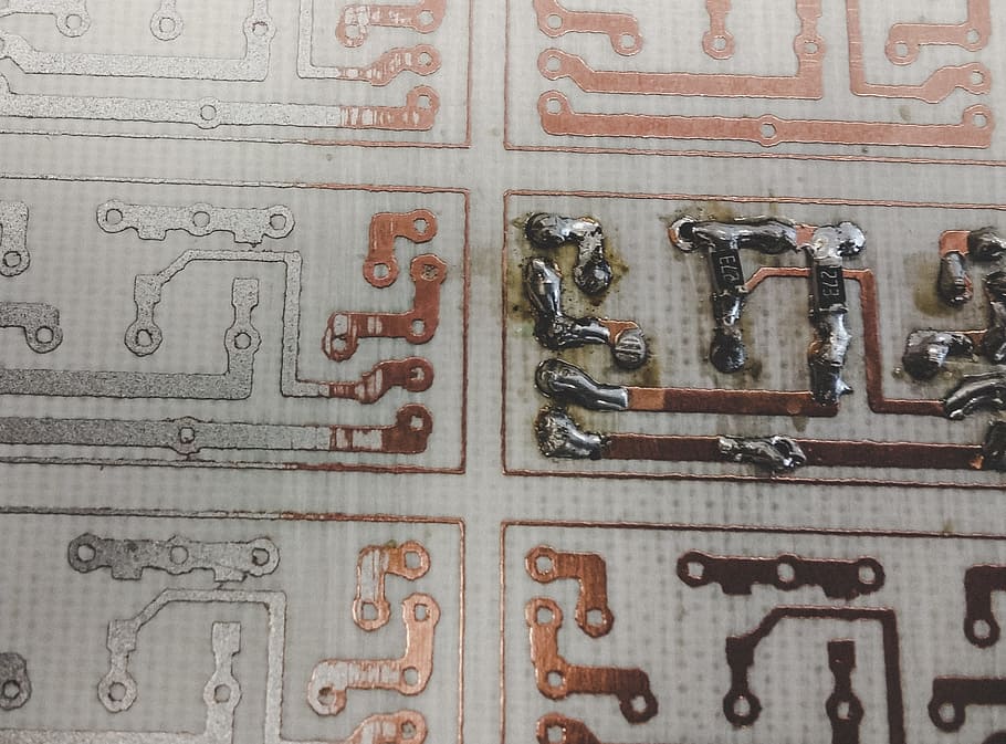 Soldering, Pcb, Electronics, Closeup, circuit, current, tech HD wallpaper