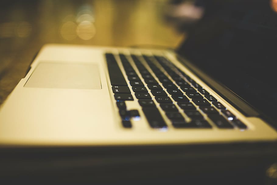 apple, computer, electronics, keyboard, laptop, macbook, technology HD wallpaper