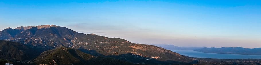 Panoramic, Nature, Horizon, blue, architecture, no people, building exterior HD wallpaper