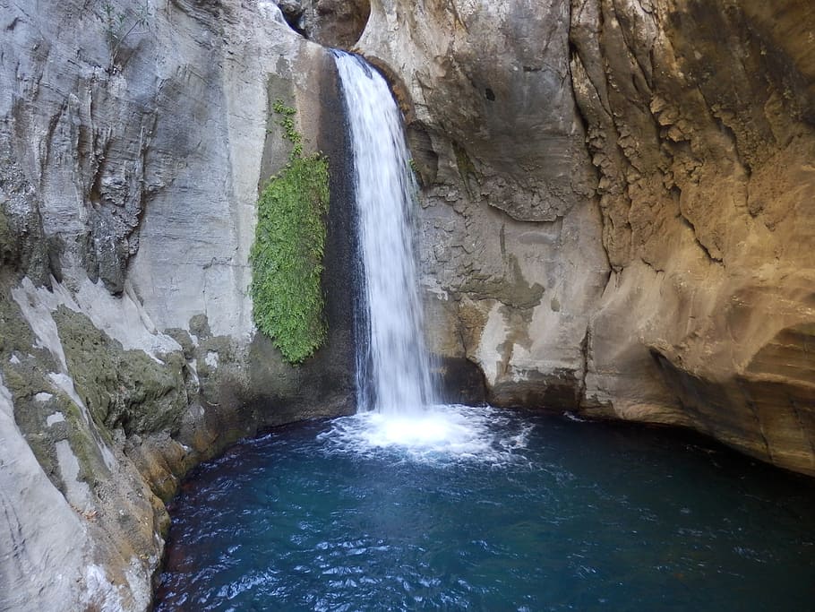 sapadere, turkey, nature, rock, scenics - nature, waterfall HD wallpaper