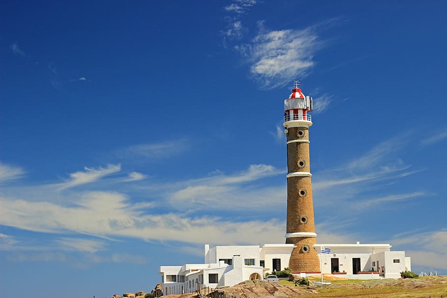 lighthouse, architecture, sky, tower, travel, tourism, landmark HD wallpaper