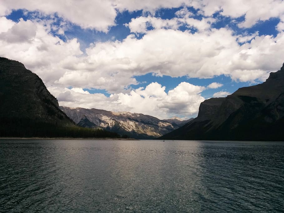 Lake, Mountains, Nature, Land, mountain lake, water, landscape HD wallpaper