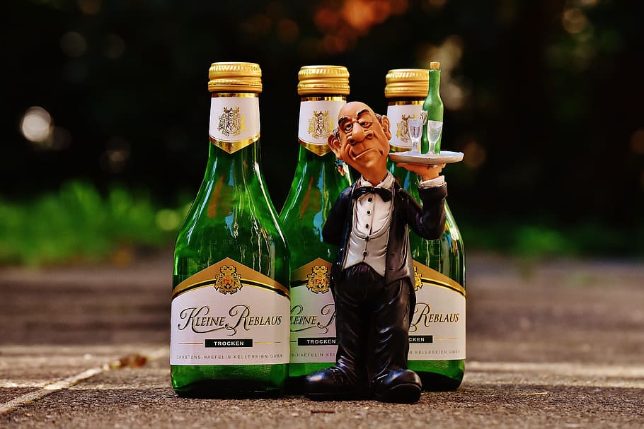 Waiter, Wine, Control, Drink, serve, upper, butler, restaurant HD wallpaper