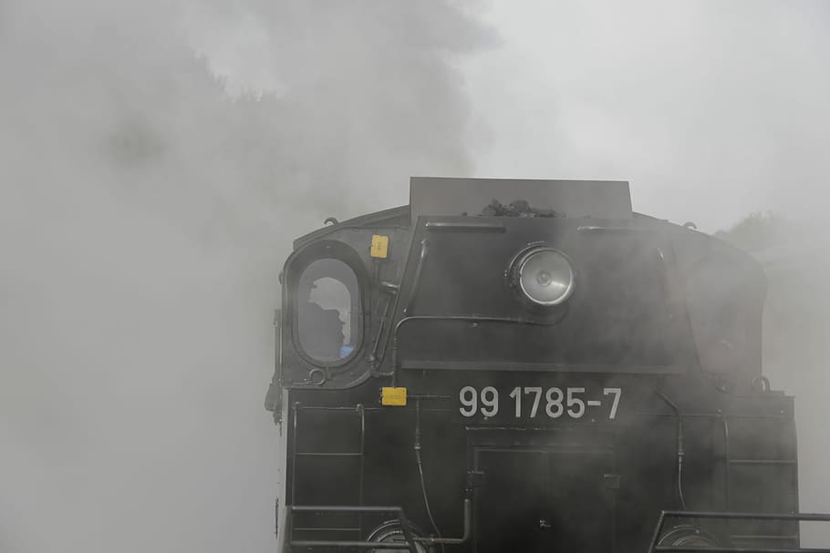 Old Train, Chemnitz, Dresden, Germany, locomotive, para, boiler HD wallpaper