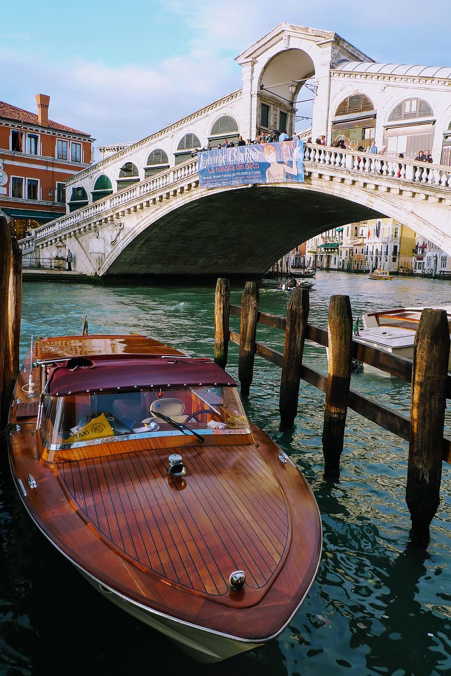 venice, rialto, bridge, boats, channel, venetian, houses, grand canal, HD wallpaper