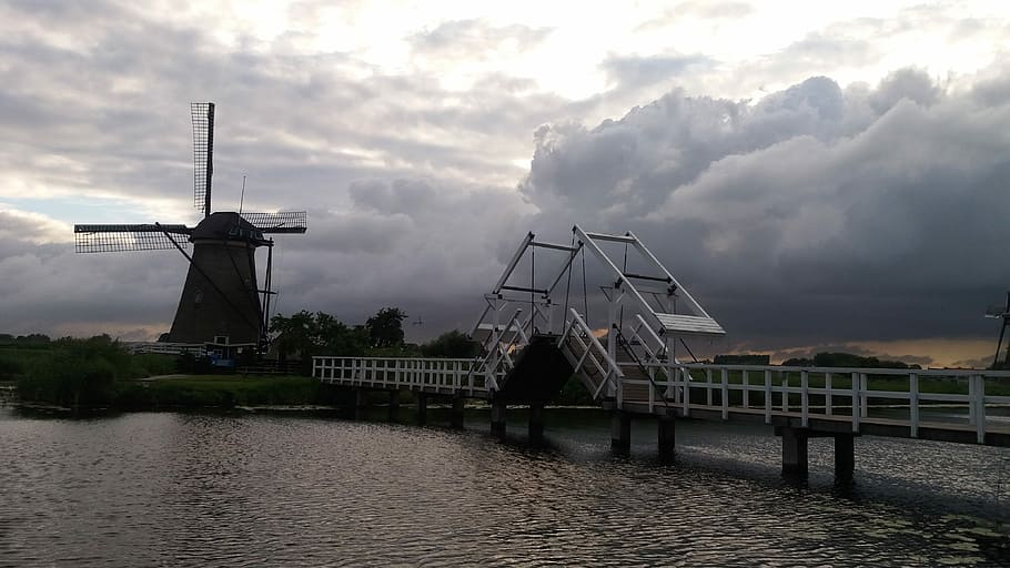 clouds, sky, water, architecture, built structure, cloud - sky HD wallpaper