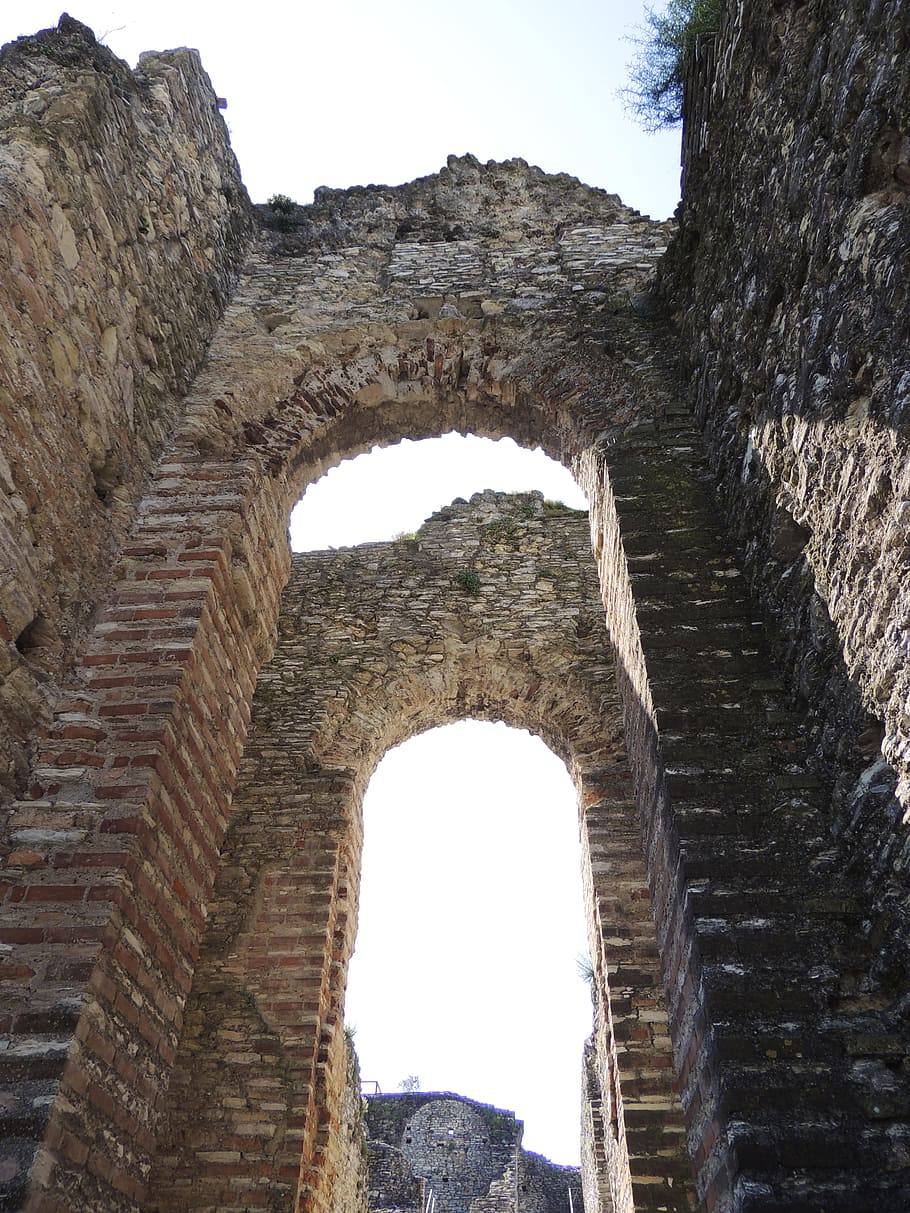 Ruin, Wall, Rock, Old, Lapsed, arch, old ruin, architecture HD wallpaper