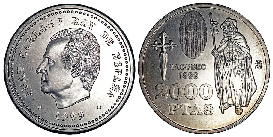 Coins, Currency, Pesetas, Spain, Money, finance, cash, financial, HD wallpaper