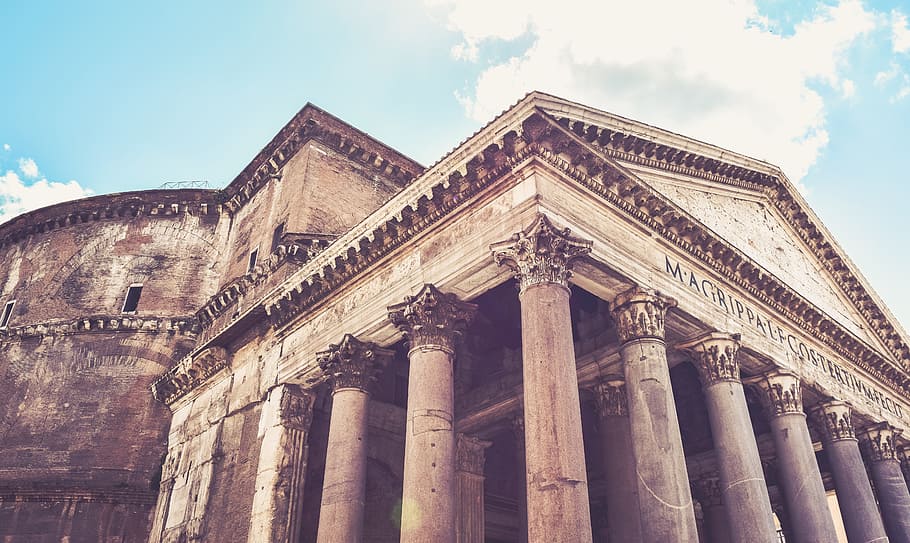 architecture, building, structure, sky, built structure, architectural column HD wallpaper